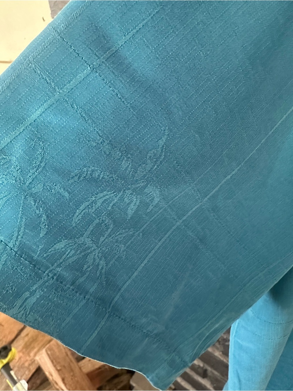 Tommy Bahama Teal Palm-Pattern Resort Button-Down Shirt